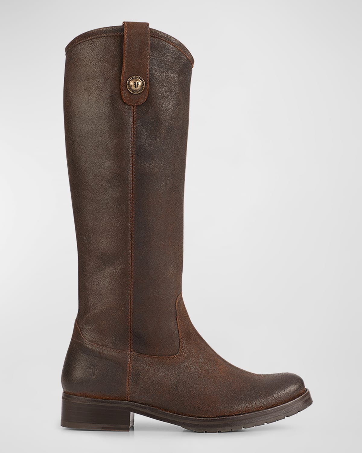 Shop Frye Melissa Leather Tall Riding Boots In Brown