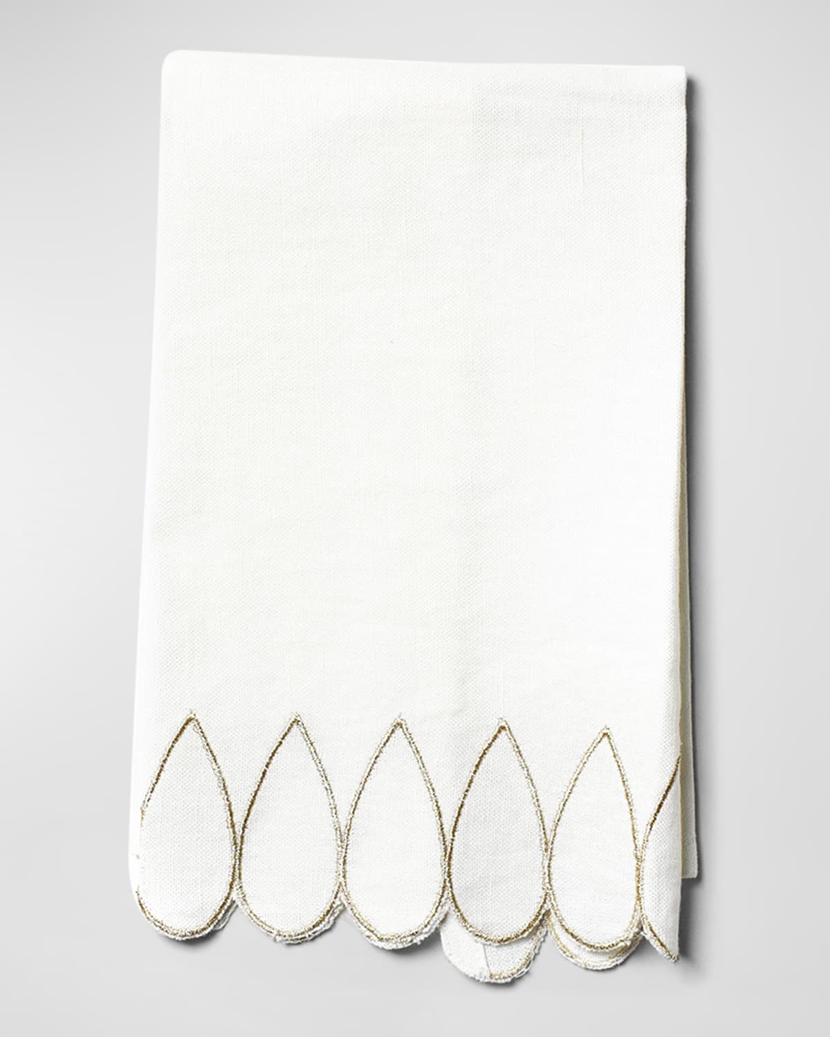 Coton Colors Deco Gold Scallop Medium Hand Towel