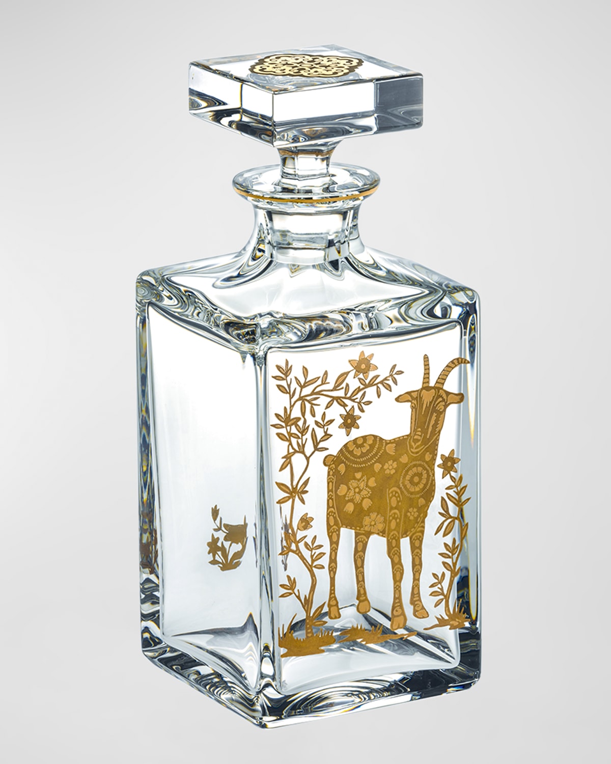 Vista Alegre Golden Sheep Whiskey Decanter