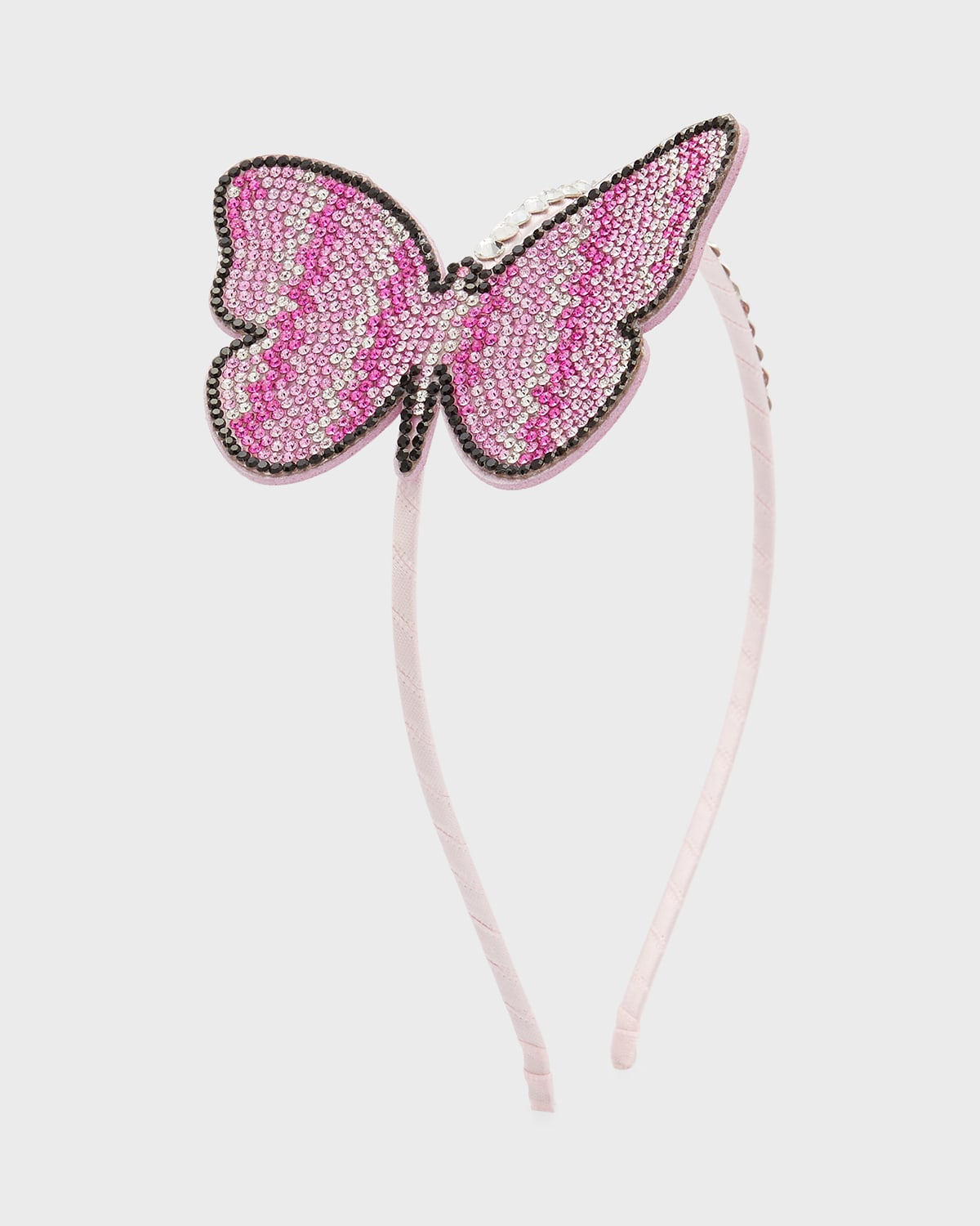 Girl's Embellished Butterfly Emoji Headband