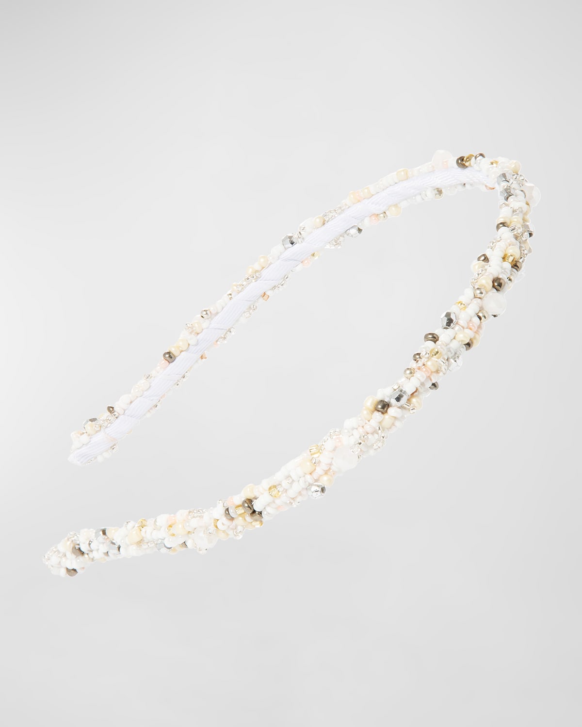 Shop L Erickson Positano Headband In White Multi