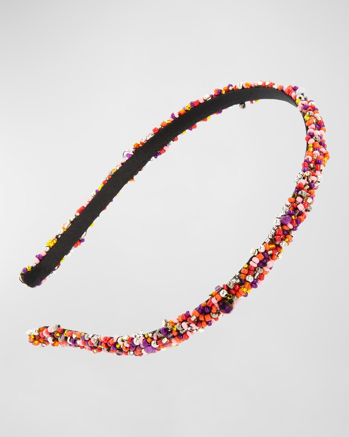 Shop L Erickson Positano Headband In Pink Multi