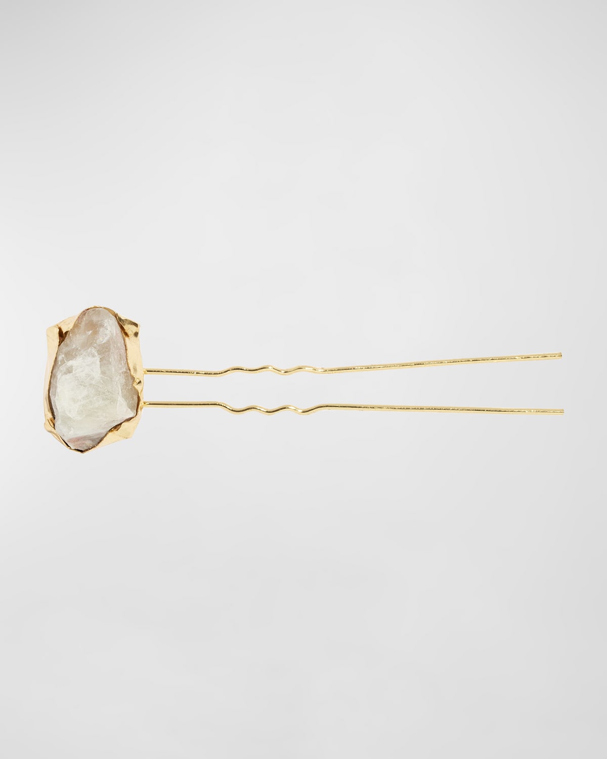 Shop L Erickson Elysian Chignon Pin In Moonstone