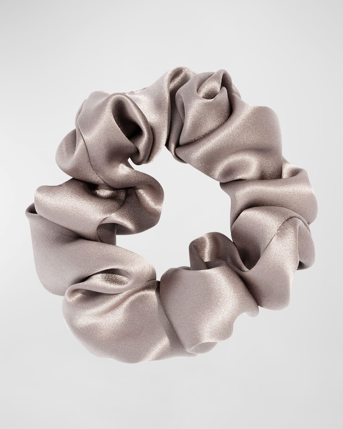 Silky Charmeuse Medium Pony Scrunchie