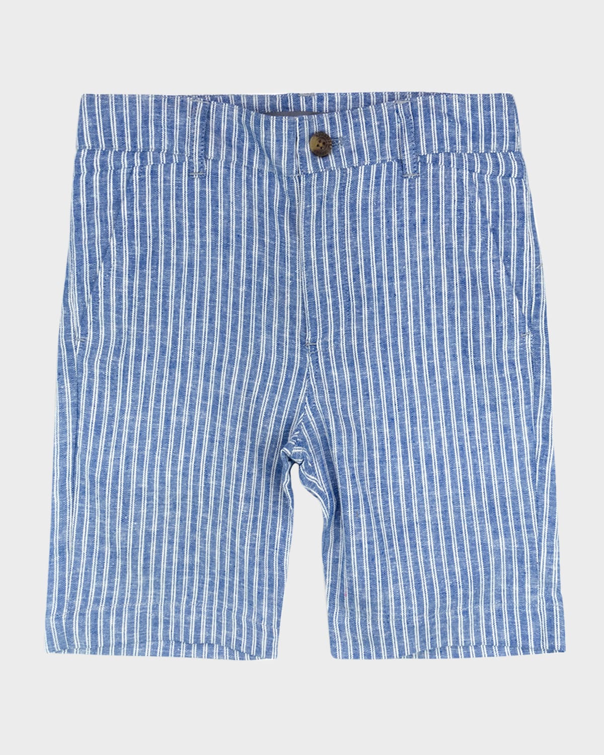 Appaman Kids' Boy's Striped Trouser Shorts In Cabana Stripe