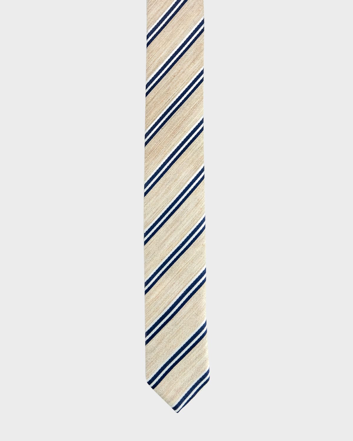 Appaman Kids' Boy's Striped Tie In Papyrus Stripe