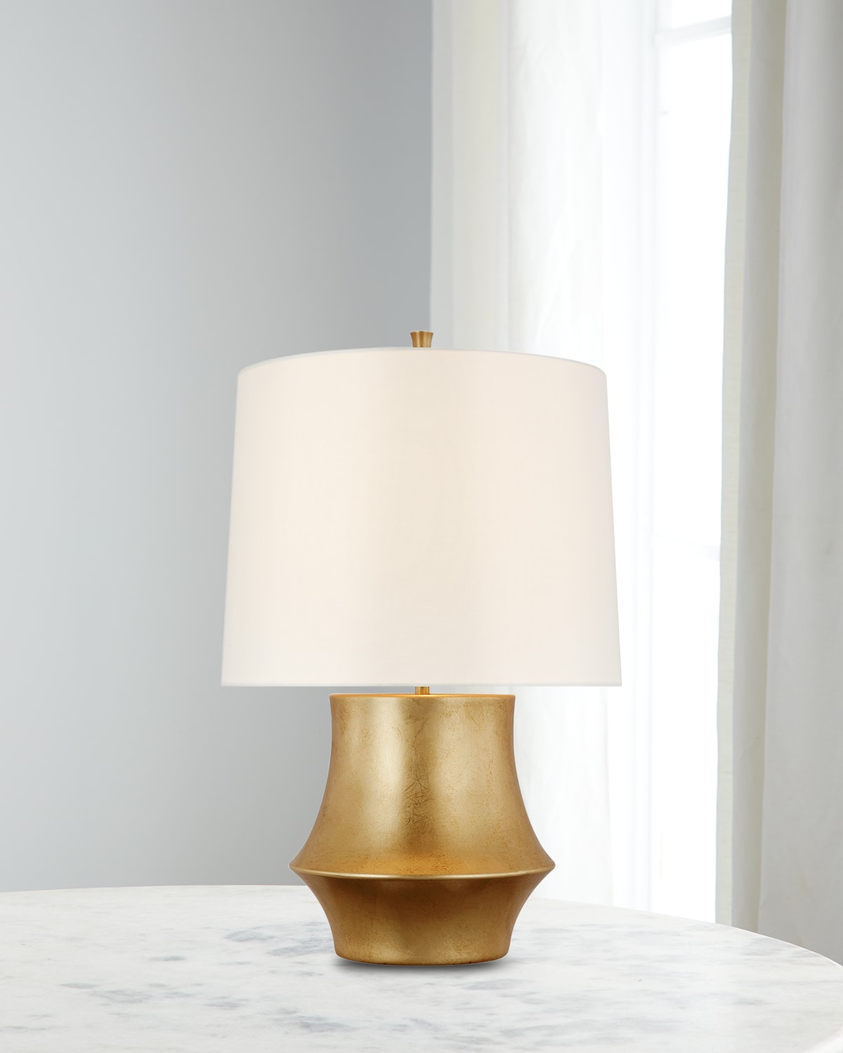 Visual Comfort Signature Lakmos Small Gild Table Lamp By Aerin - 19.5"