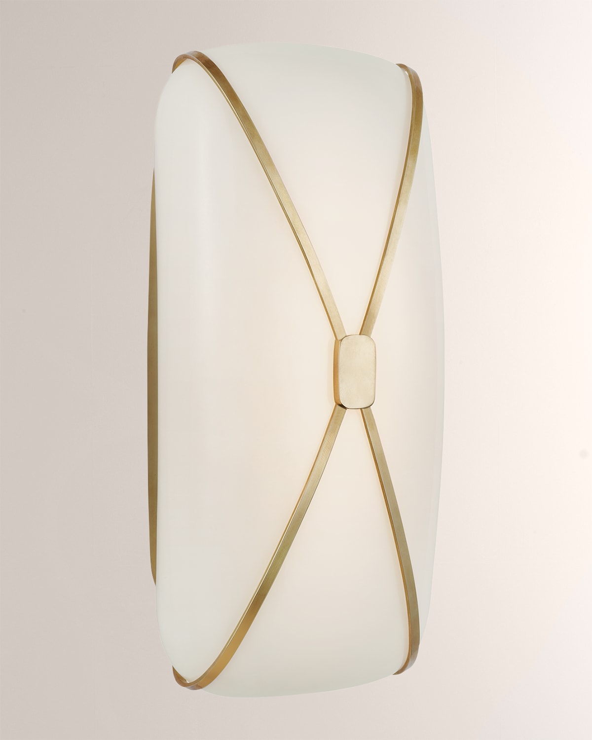 Visual Comfort Signature Fondant 13" Linear Sconce In Soft Brass By Julie Neill