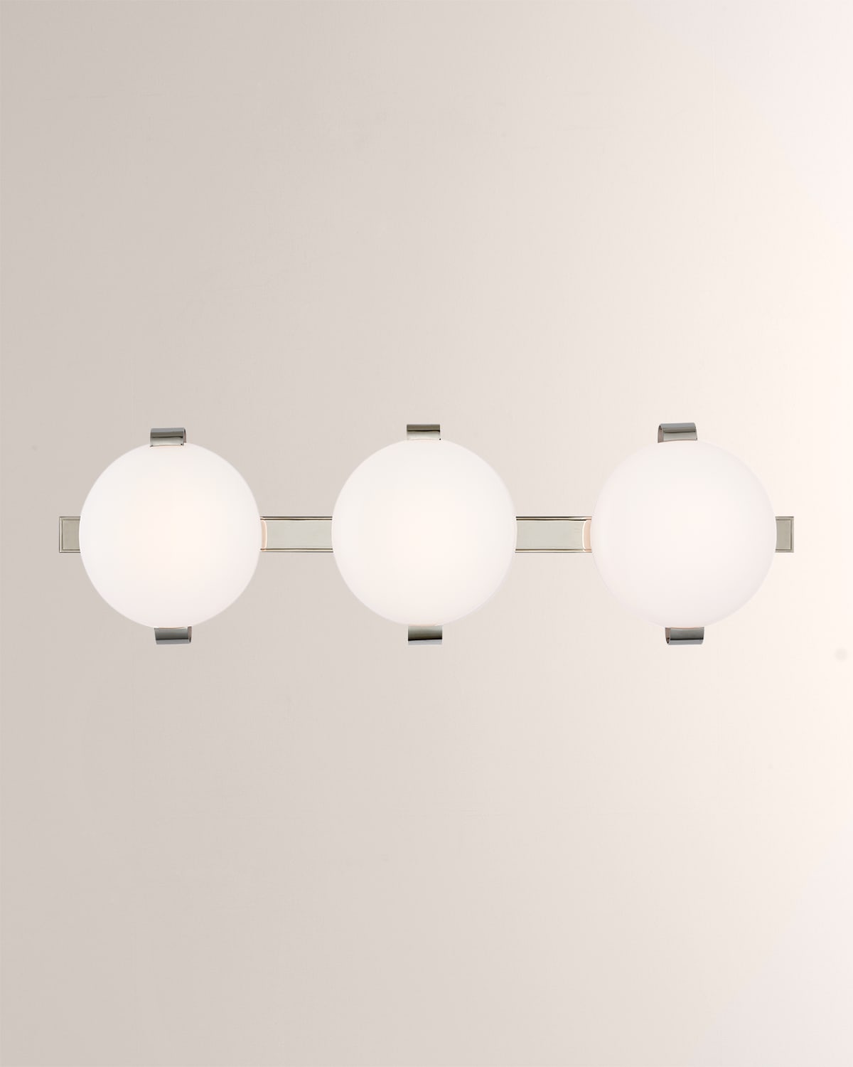 Visual Comfort Signature Marisol 28" Bath Bar In Polished Nickel By Champilamaud