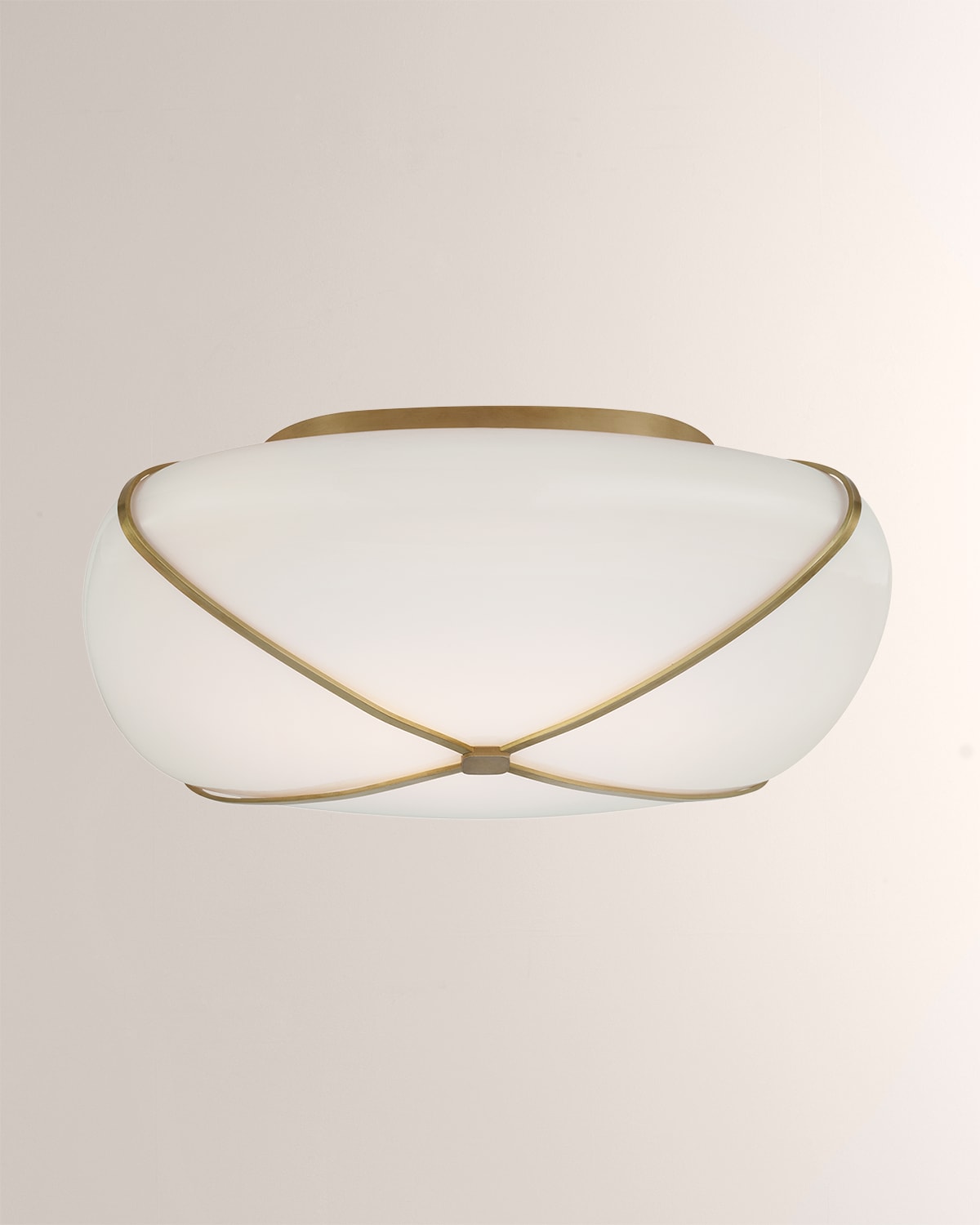 Fondant 14" Flushmount in Soft Brass by Chapman & Myers