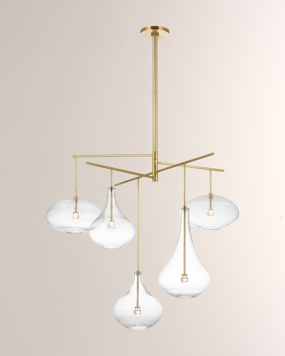 Visual Comfort Signature Lomme Xl Chandelier In Soft Brass By Champilamaud