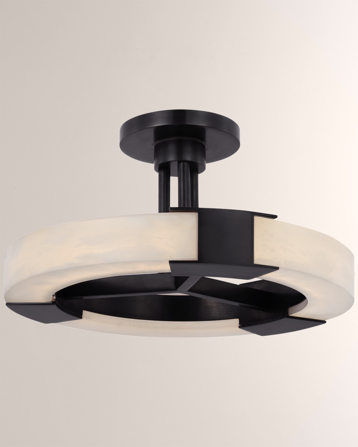 Visual Comfort Signature Covet Medium Ring Semi-flushmount By Julie Neill