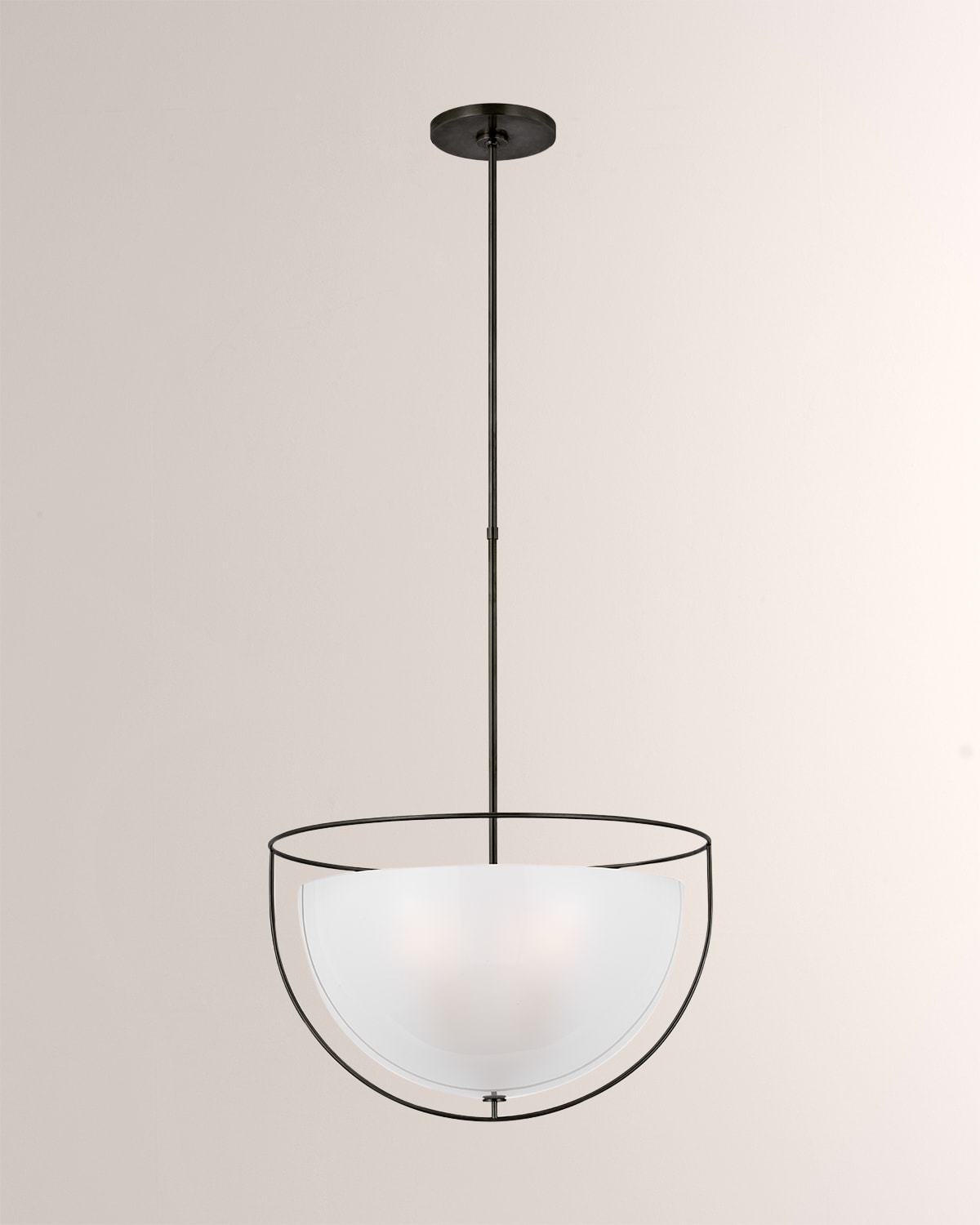 Odeon Large Pendant Light in Bronze by Paloma Contreras