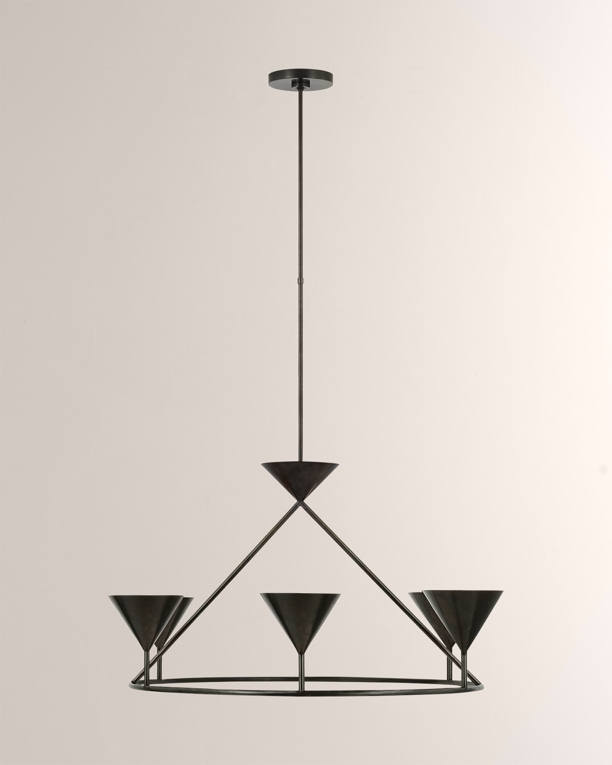 Visual Comfort Signature Orsay Large Ring Chandelier By Paloma Contreras