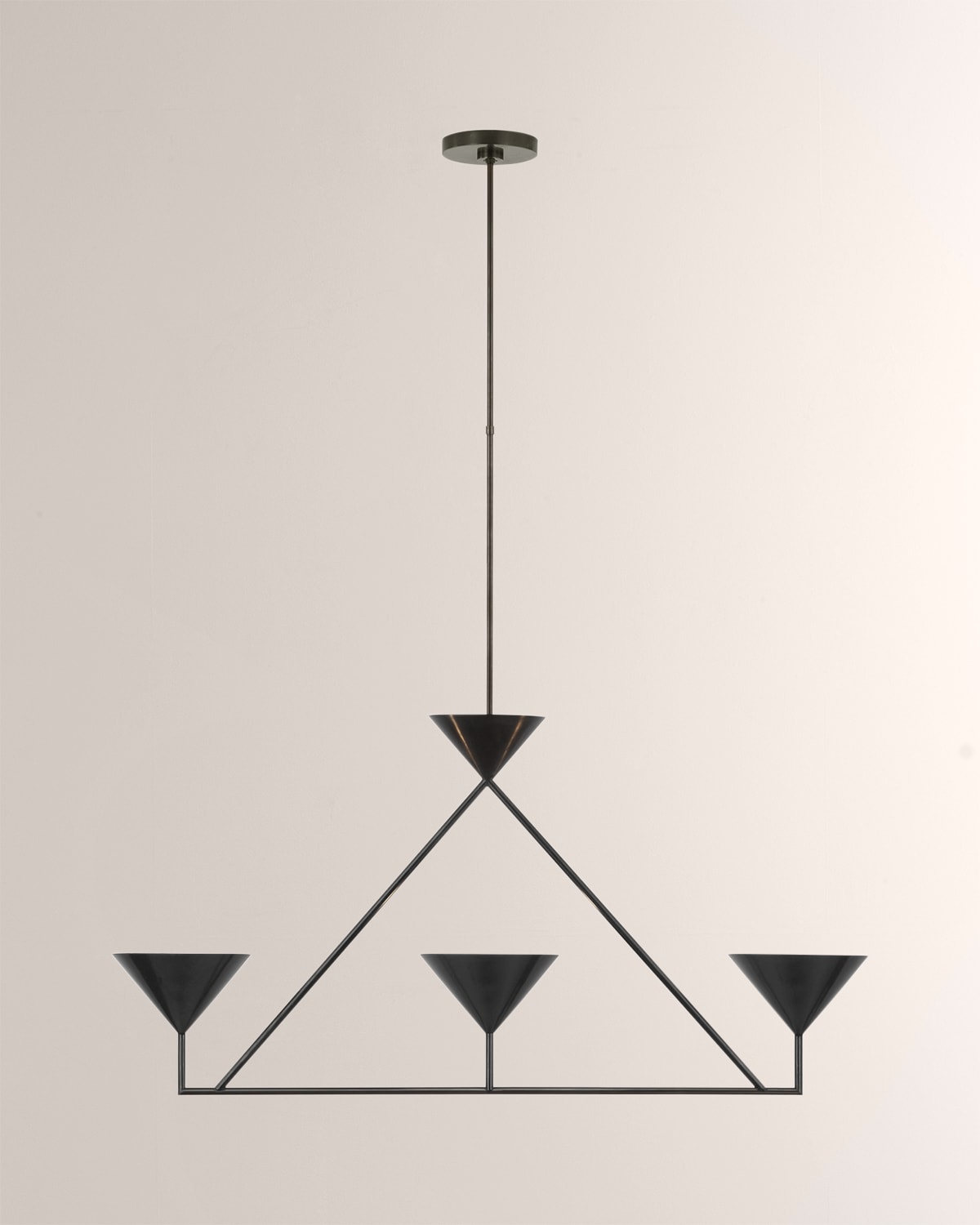 Visual Comfort Signature Orsay Medium 3-light Linear Chandelier By Paloma Contreras