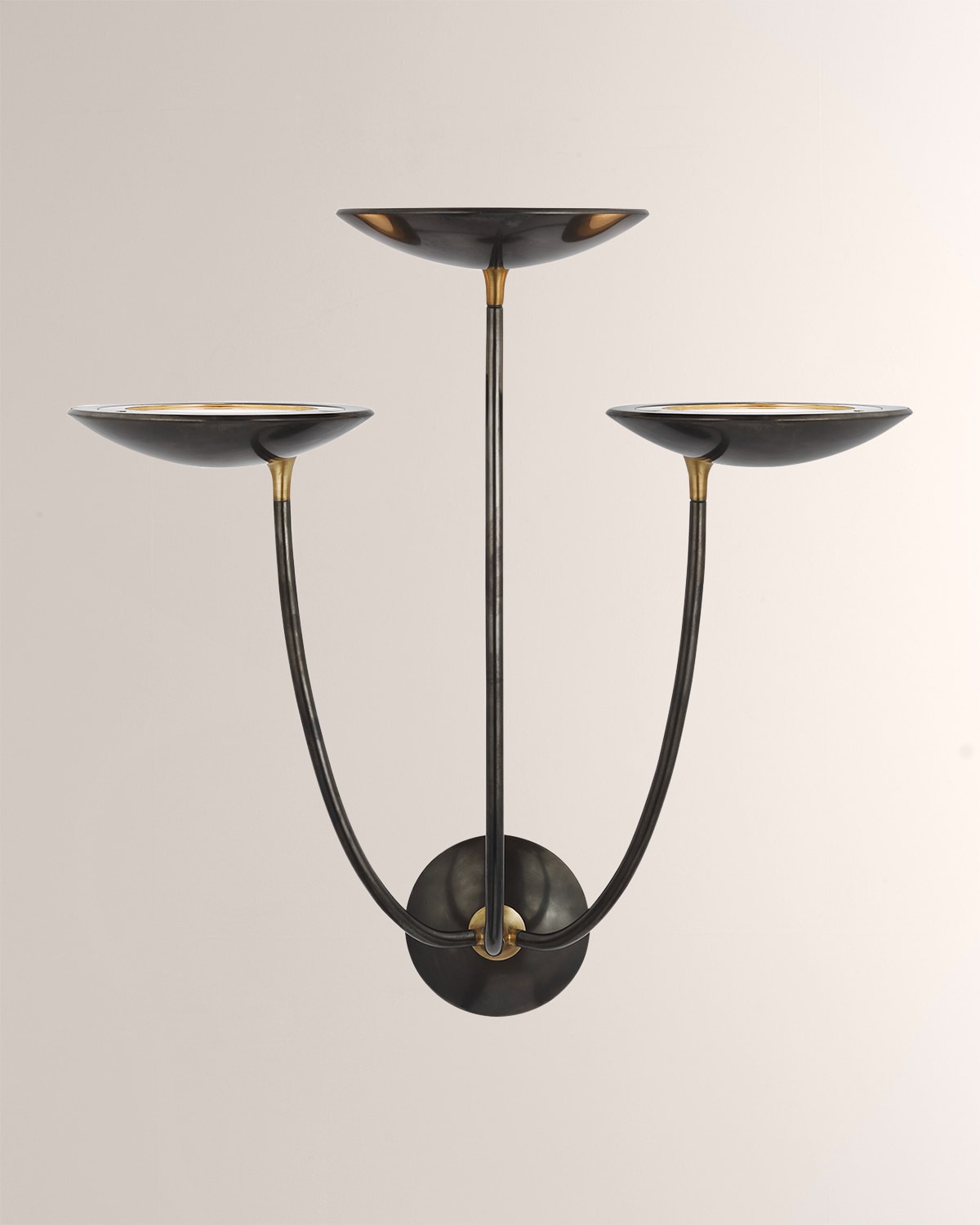 Keira 3-Light Large Triple Sconce by Thomas O'Brien - 23"
