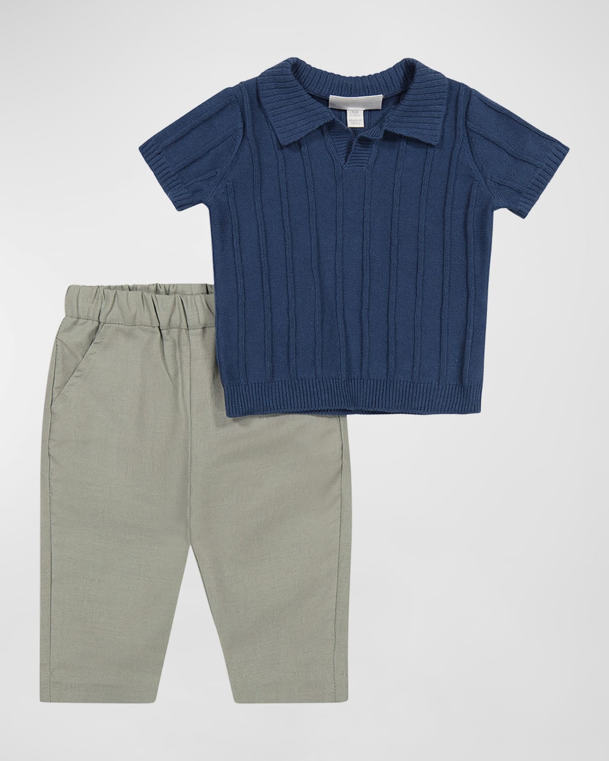 Boy's Sweater Top & Pants Set, Size 3M-24M