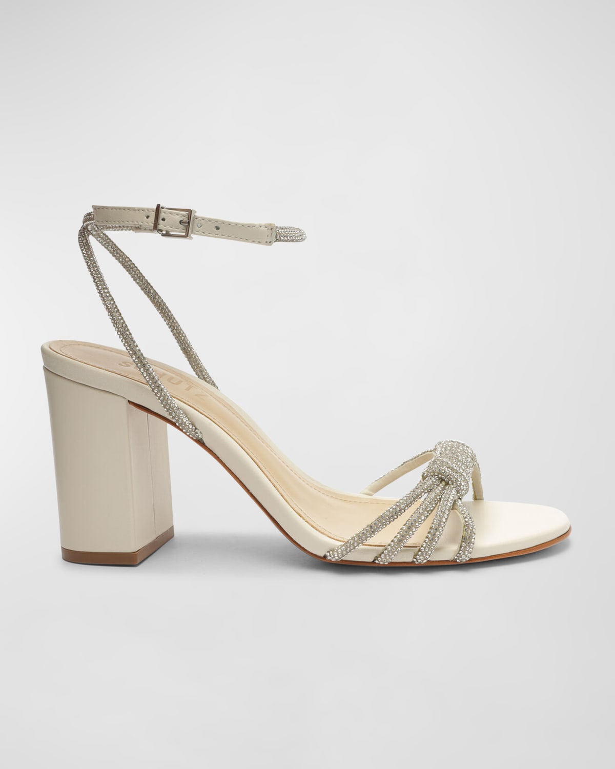 Jewell Crystal Ankle-Strap Sandals