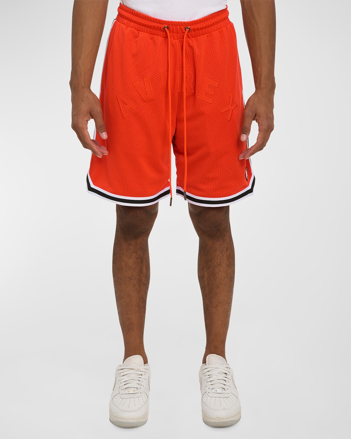 AVIREX Men's Icon Mesh Basketball Shorts