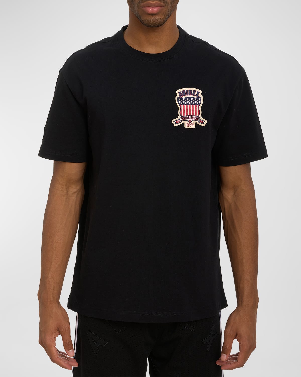 AVIREX Men's Icon Patch T-Shirt