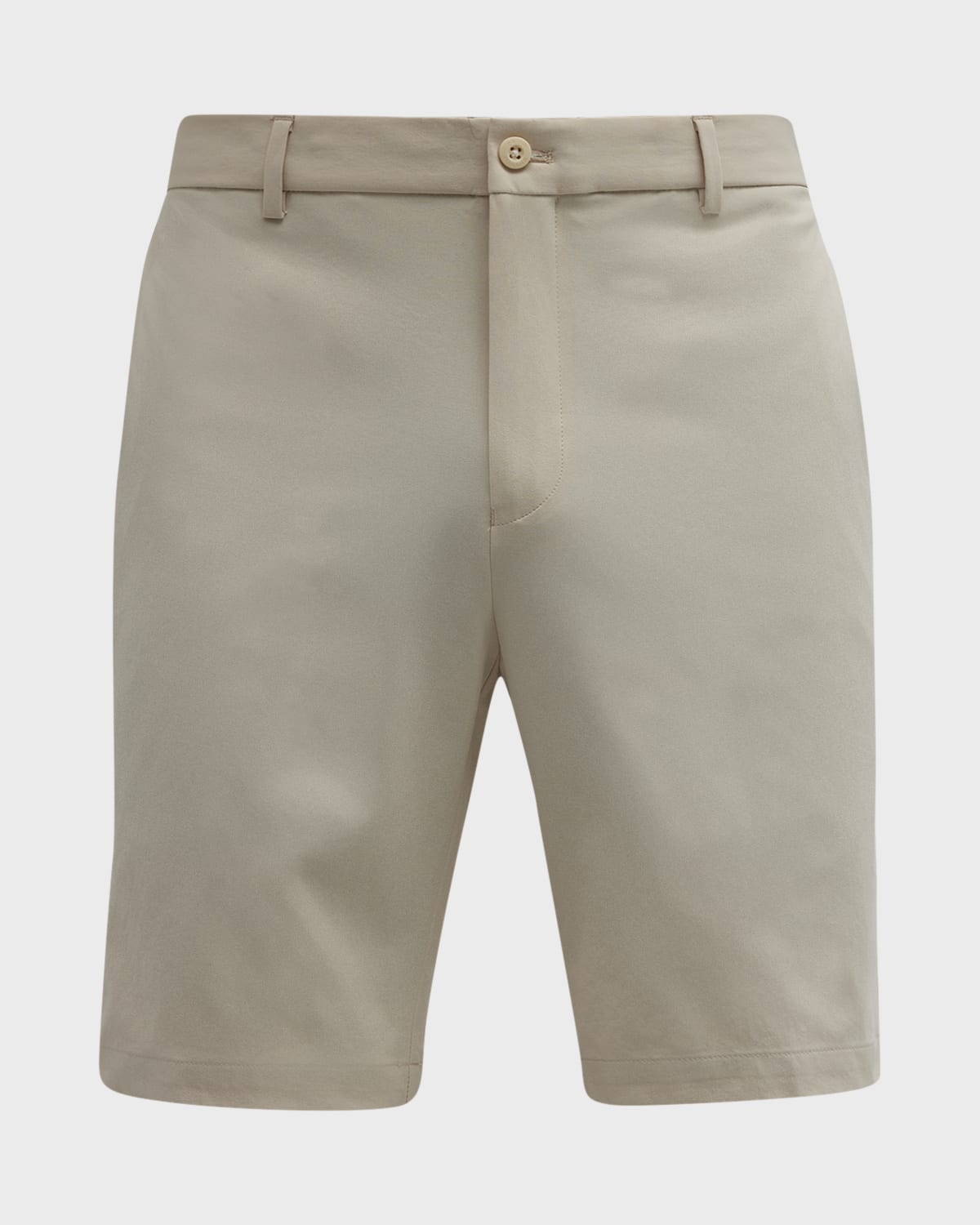 Peter Millar Salem High Drape Performance Shorts In British Cream