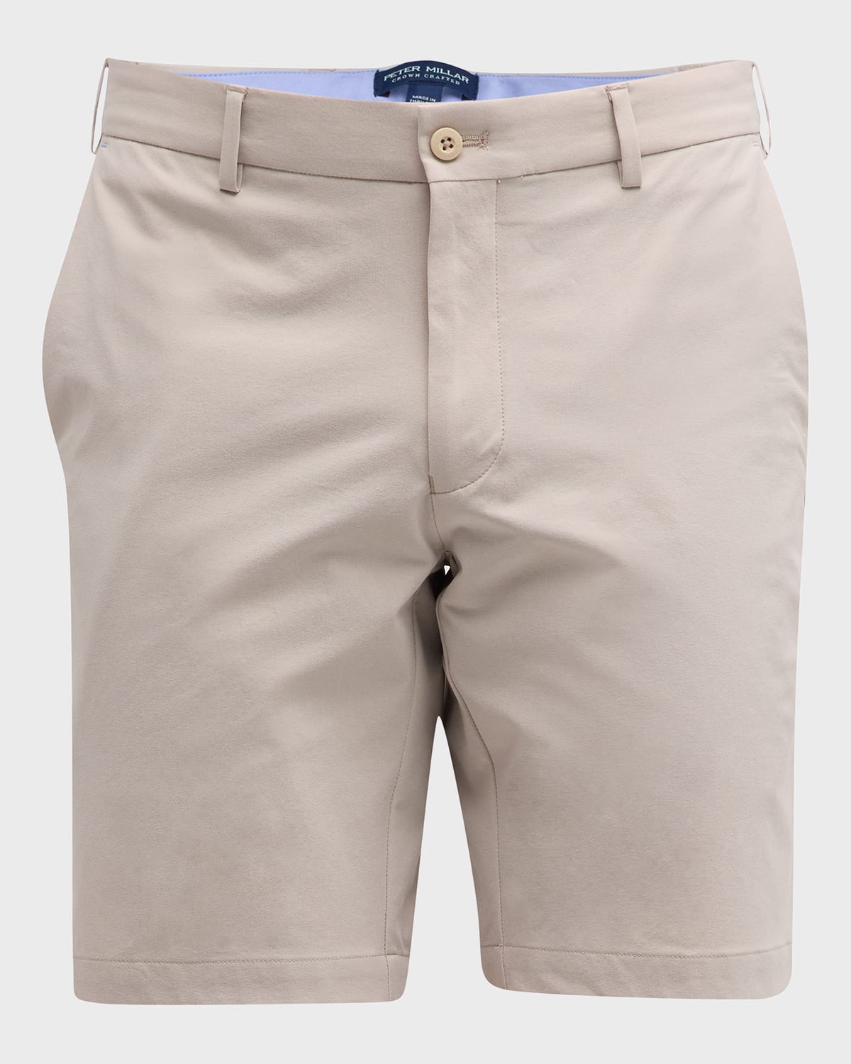 Shop Peter Millar Men's Surge Performance Shorts In Oatmeal