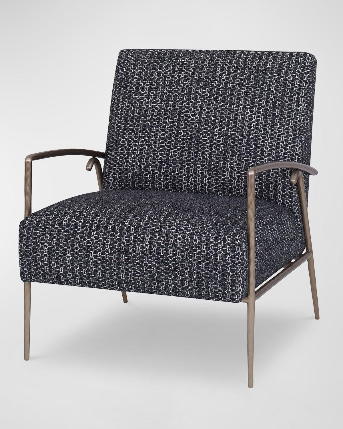 Chiseled Metal Frame Chair