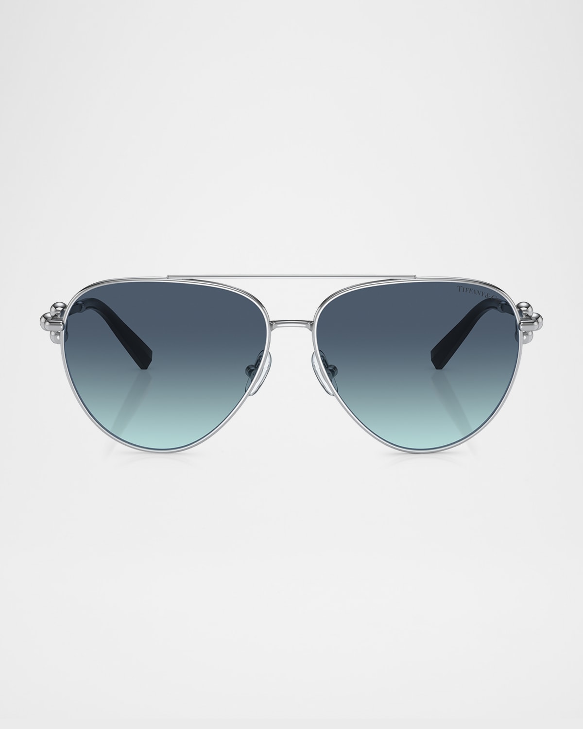 TIFFANY & CO GAUGE LINK GRADIENT AVIATOR SUNGLASSES