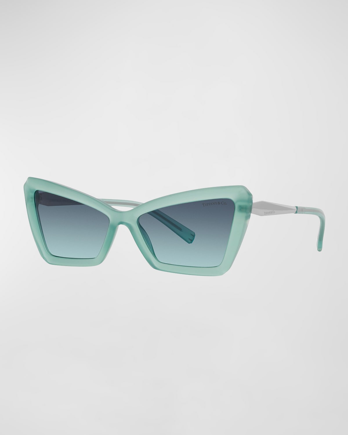 Tiffany & Co Gradient Acetate Cat-eye Sunglasses In Blue Gradient