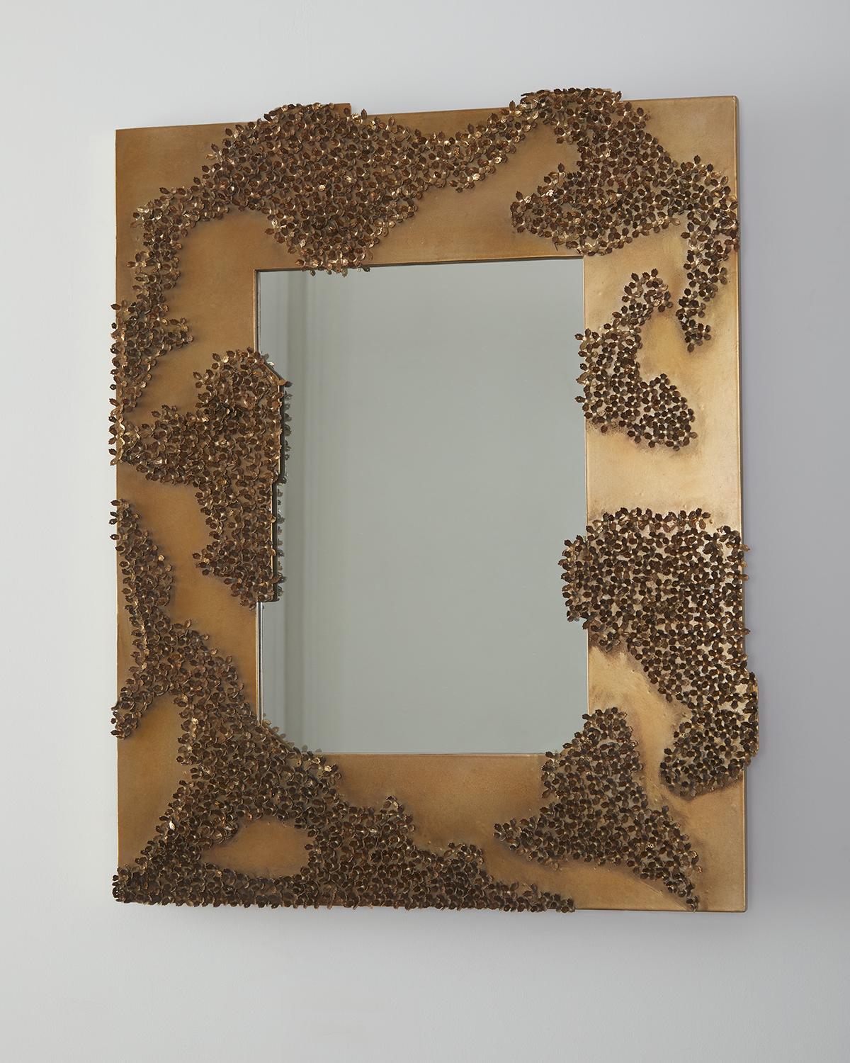 Jamie Young Textured Rectangular Accent Mirror