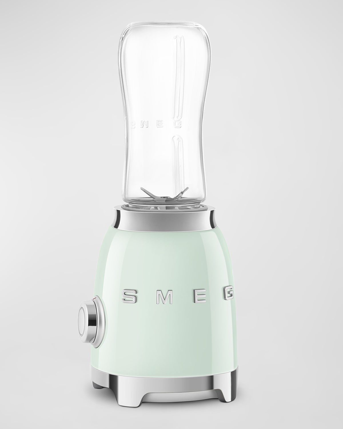 Shop Smeg Retro-style Personal Blender In Pastel Green