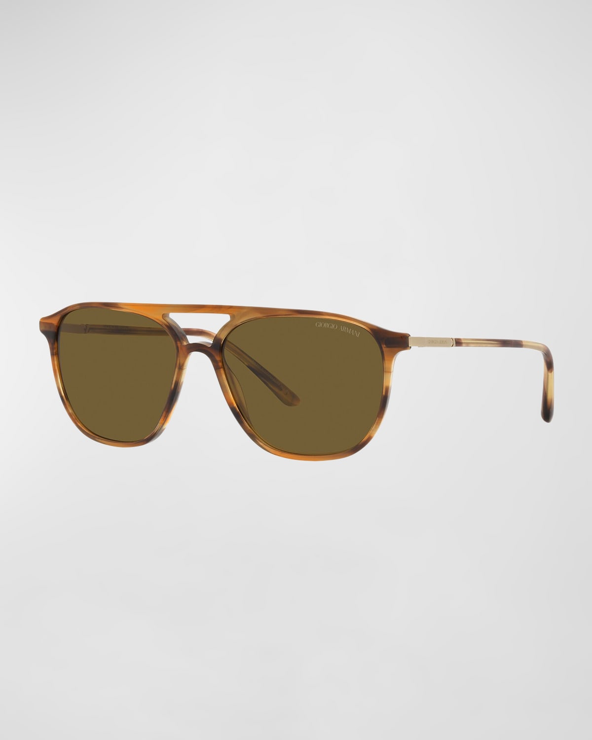 Logo Acetate Aviator Sunglasses