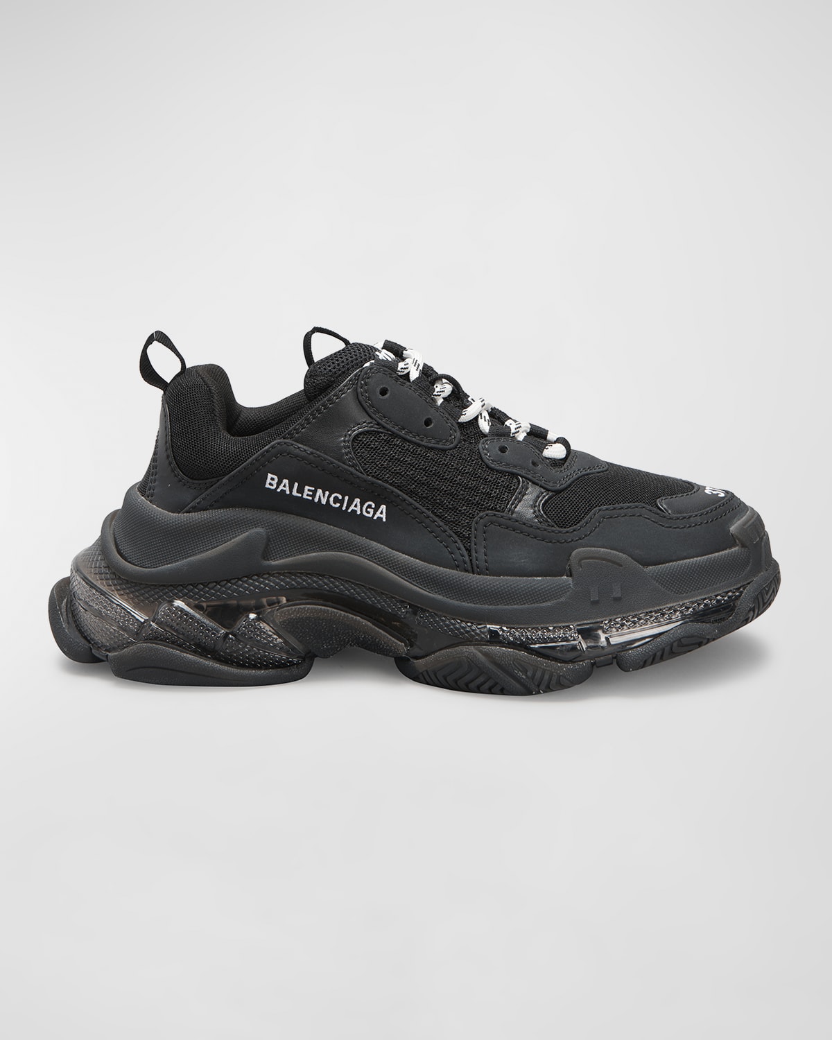 Black clear sole triple s 2025