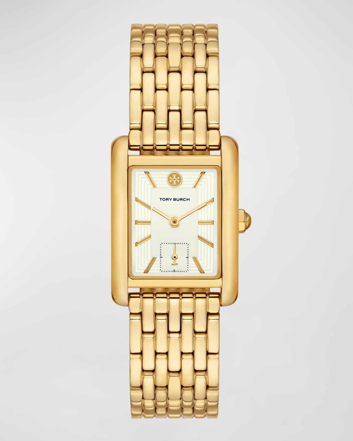 Tory Burch Women's Eleanor Gold-tone Stainless Steel Bracelet Watch 34mm