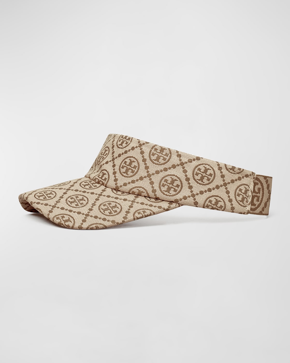 Tory Burch T Monogram Visor In Hazel