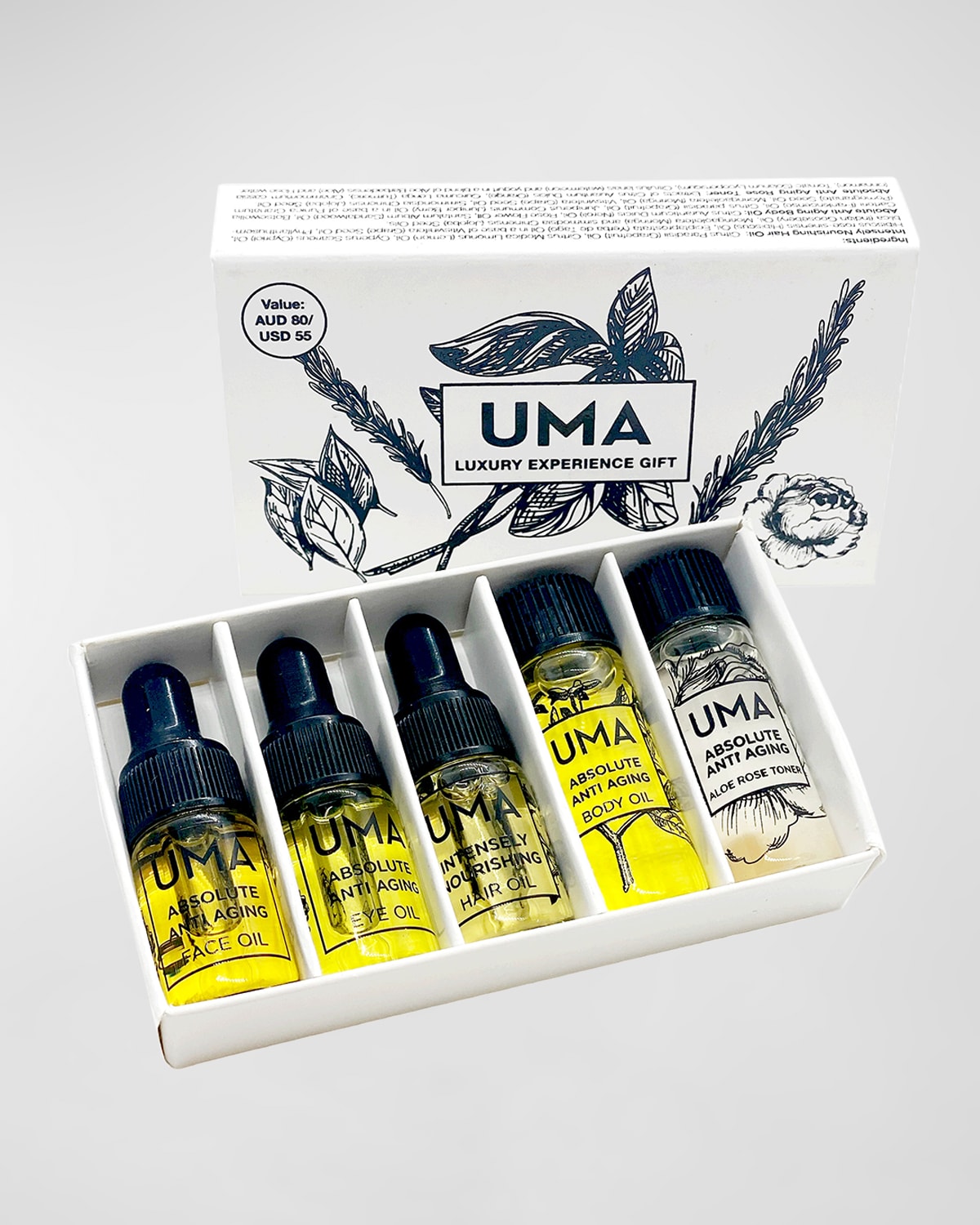 Luxe Experience Kit, Yours with any $90 UMA Oils Purchase