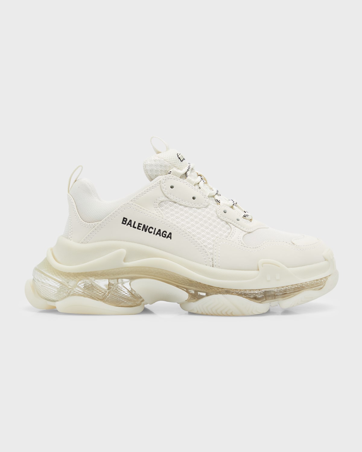 Balenciaga Triple S Air Nylon Sneakers In 9100 Light Beige | ModeSens