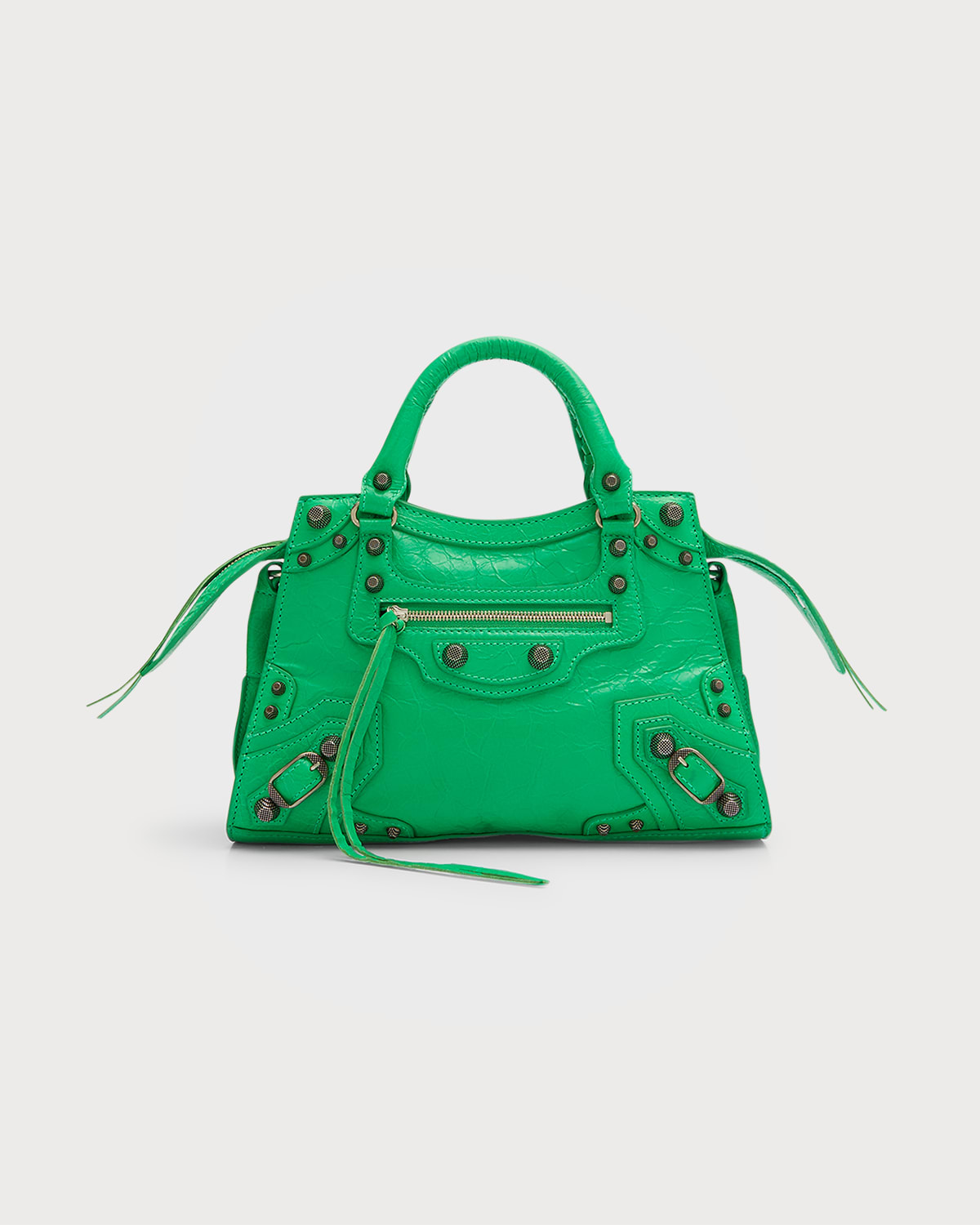 BALENCIAGA Neo Cagole XS Leather Top Handle Bag | endource