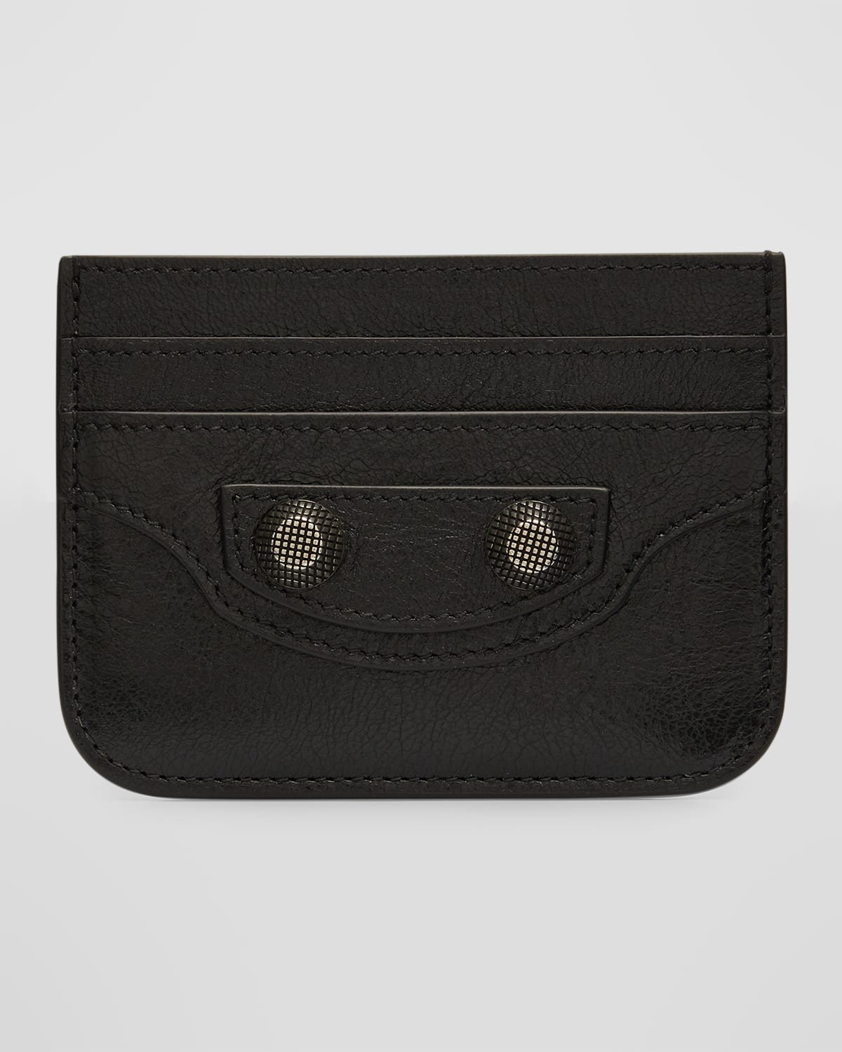 Balenciaga Le Cagole Lambskin Card Holder In 3809 Vivid Green