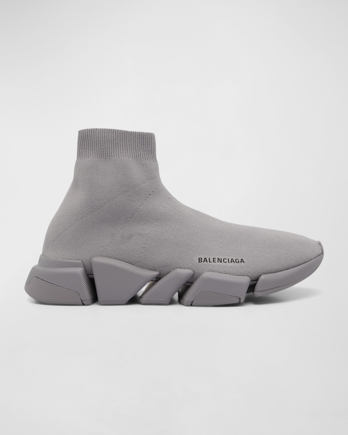 Balenciaga Men's Speed Knit Sock Trainer Trainer In 1503 Dark Grey