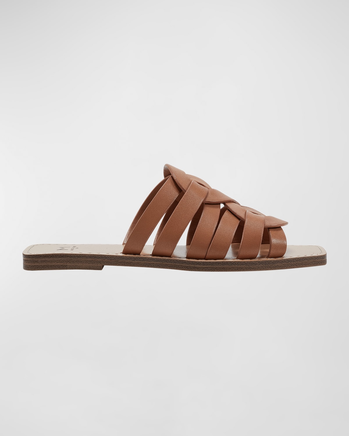 Kimiko Woven Flat Slide Sandals