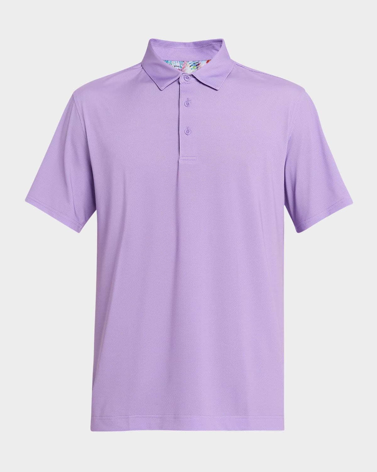 Robert Graham Men's Hyde Stretch Polo Shirt In Purple