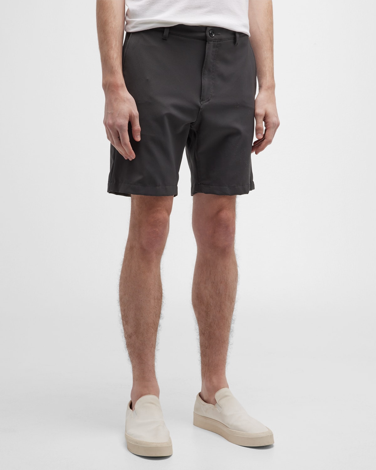 7 FOR ALL MANKIND MEN'S TECH SERIES STRETCH NYLON SHORTS