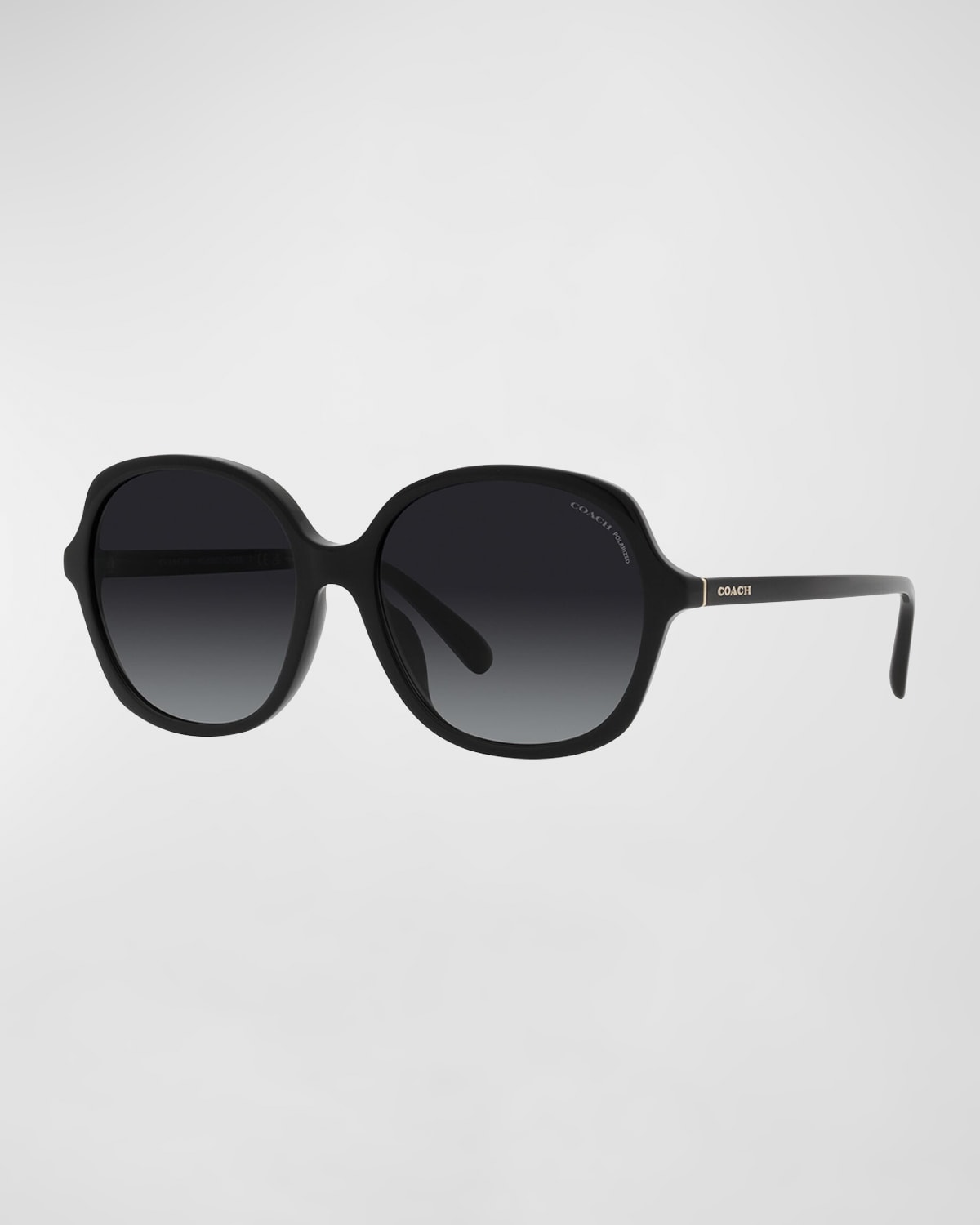 Polarized Gradient Square Acetate Sunglasses