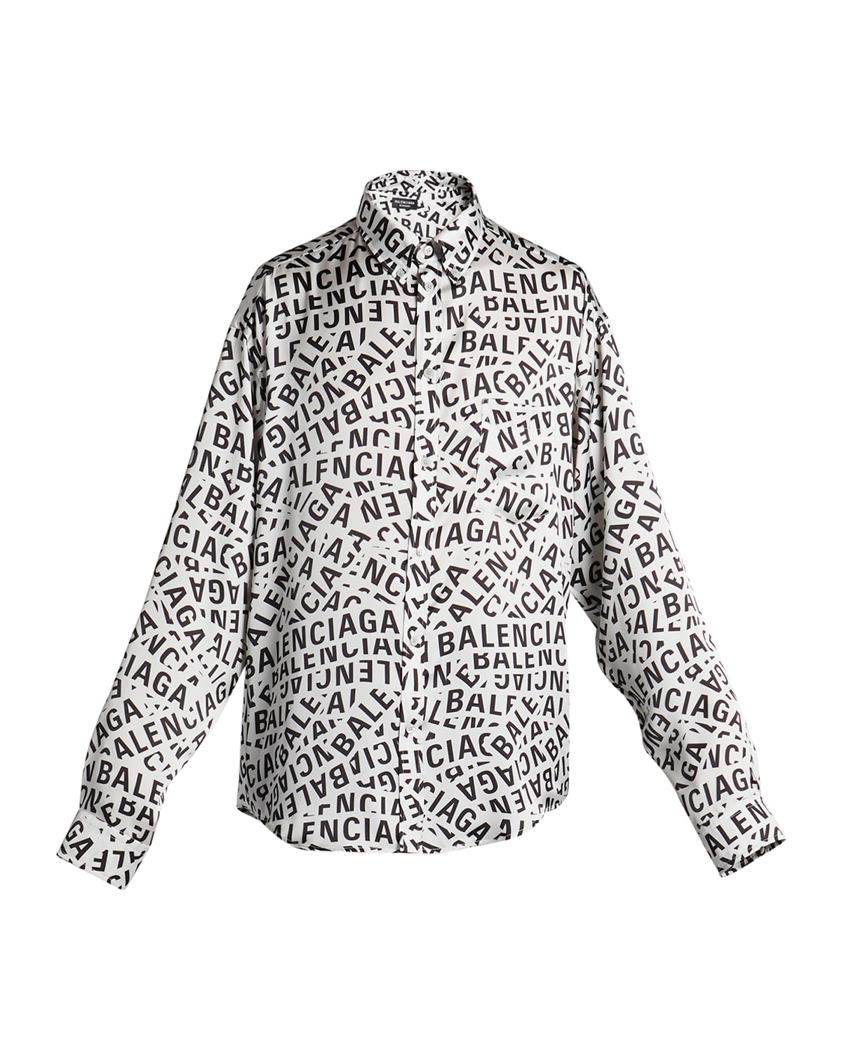 balenciaga poplin shirt