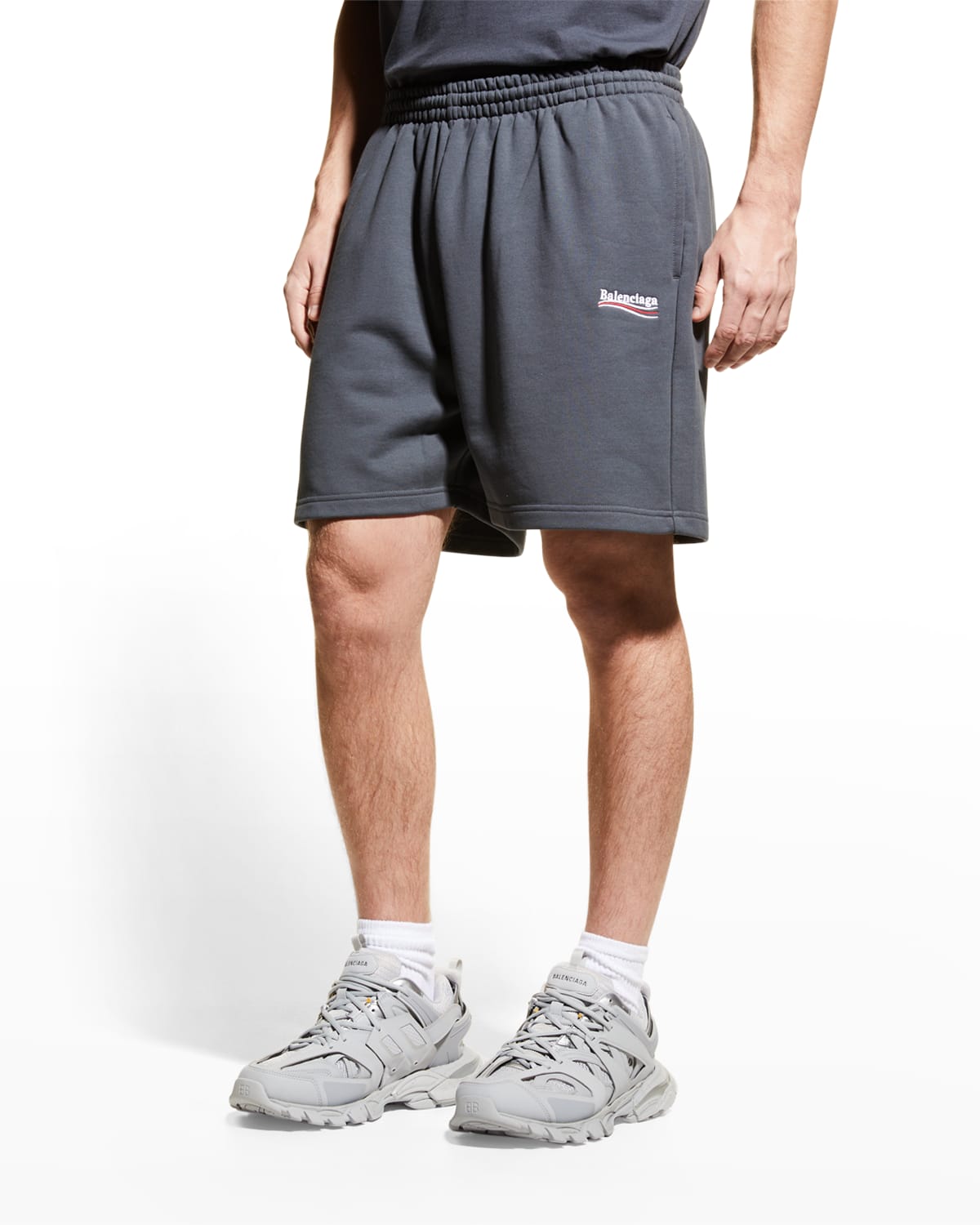 Balenciaga Men s Campaign Sweat Shorts Smart Closet