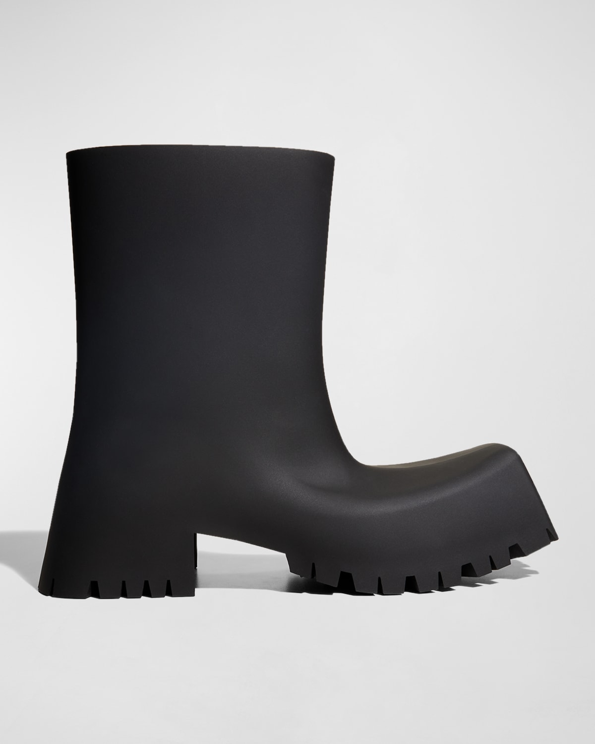 Balenciaga Black Trooper Chelsea Boots In 1000 Black