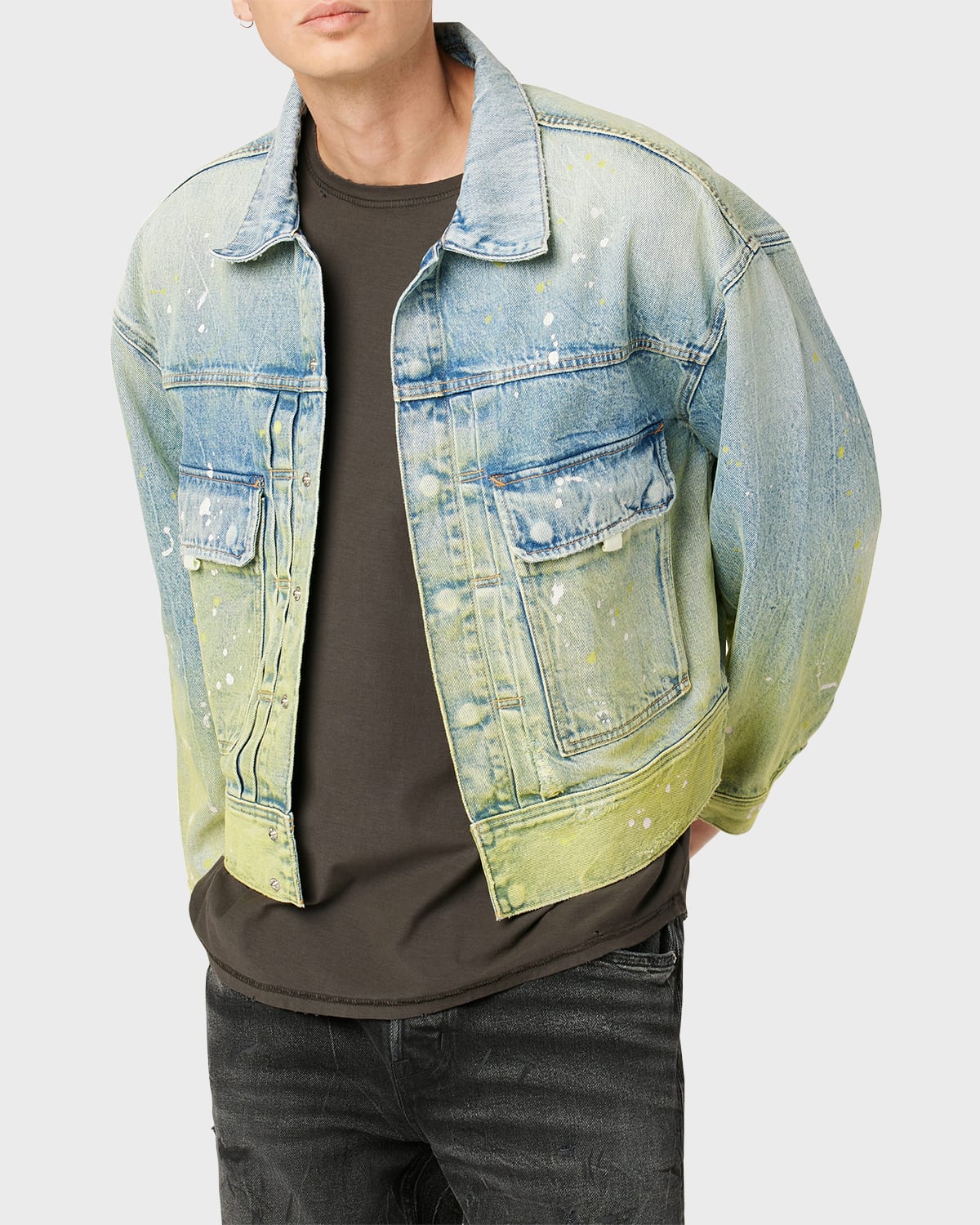 Hudson denim jacket mens store