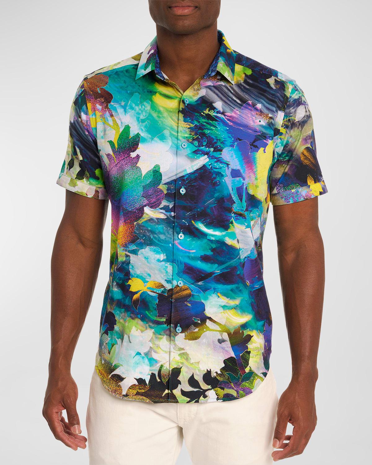 Men's Tropical Storm Short-Sleeve Sport Shirt