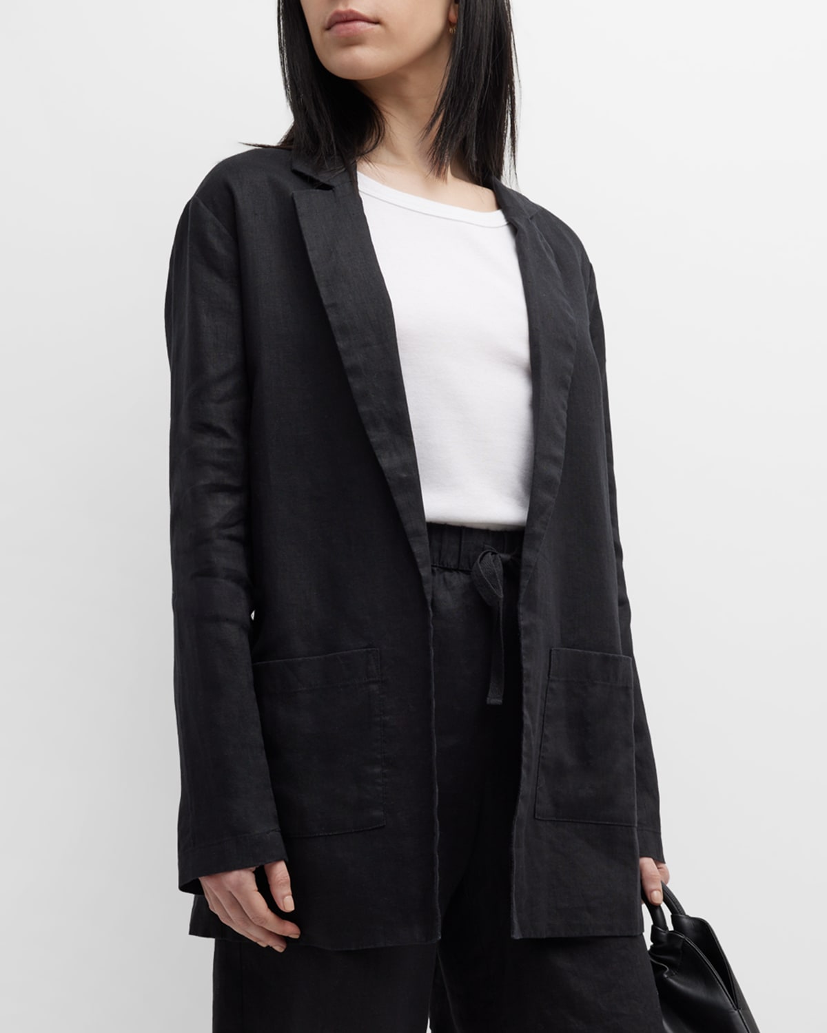 Washable Flex Ponte Notch Collar Blazer